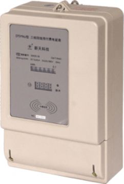 Prepaid Three-Phase Four-Line Contactless Ic Card Energy Meter